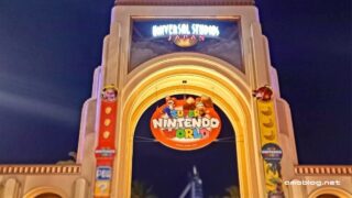 USJ正面ゲート夜
