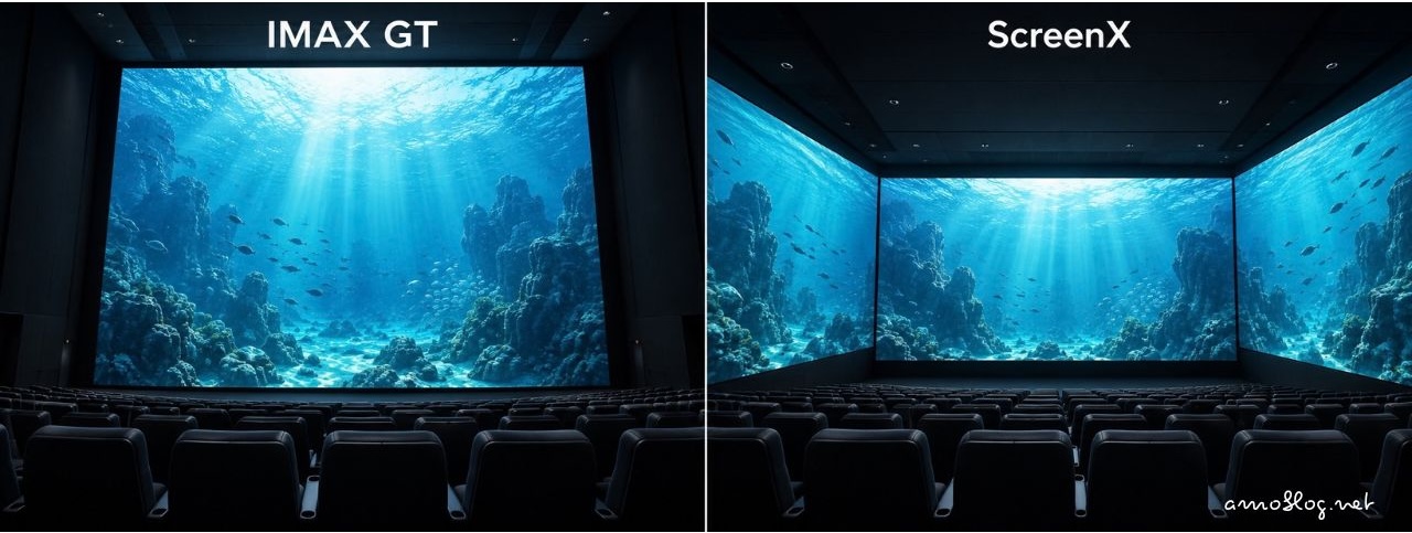 没入感のイメージ。実際の劇場・上映範囲とは異なります。