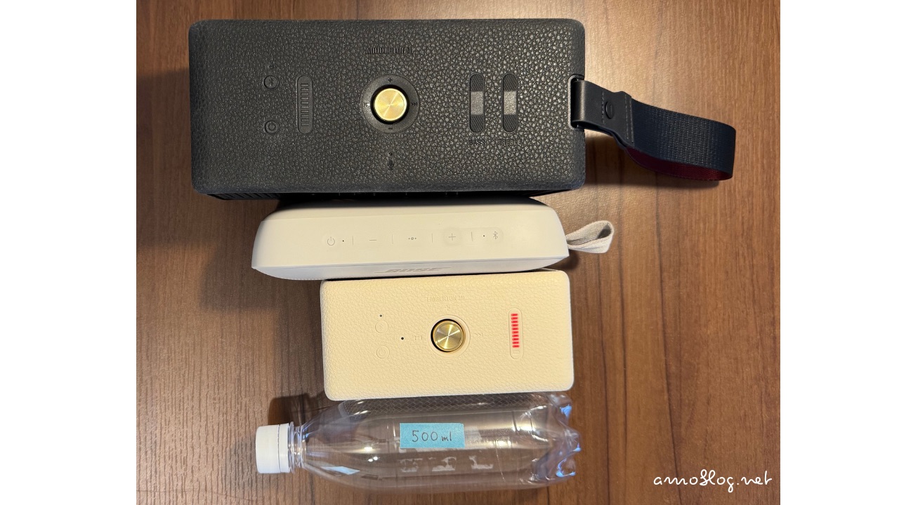 3機種＋500mlペットボトル・俯瞰